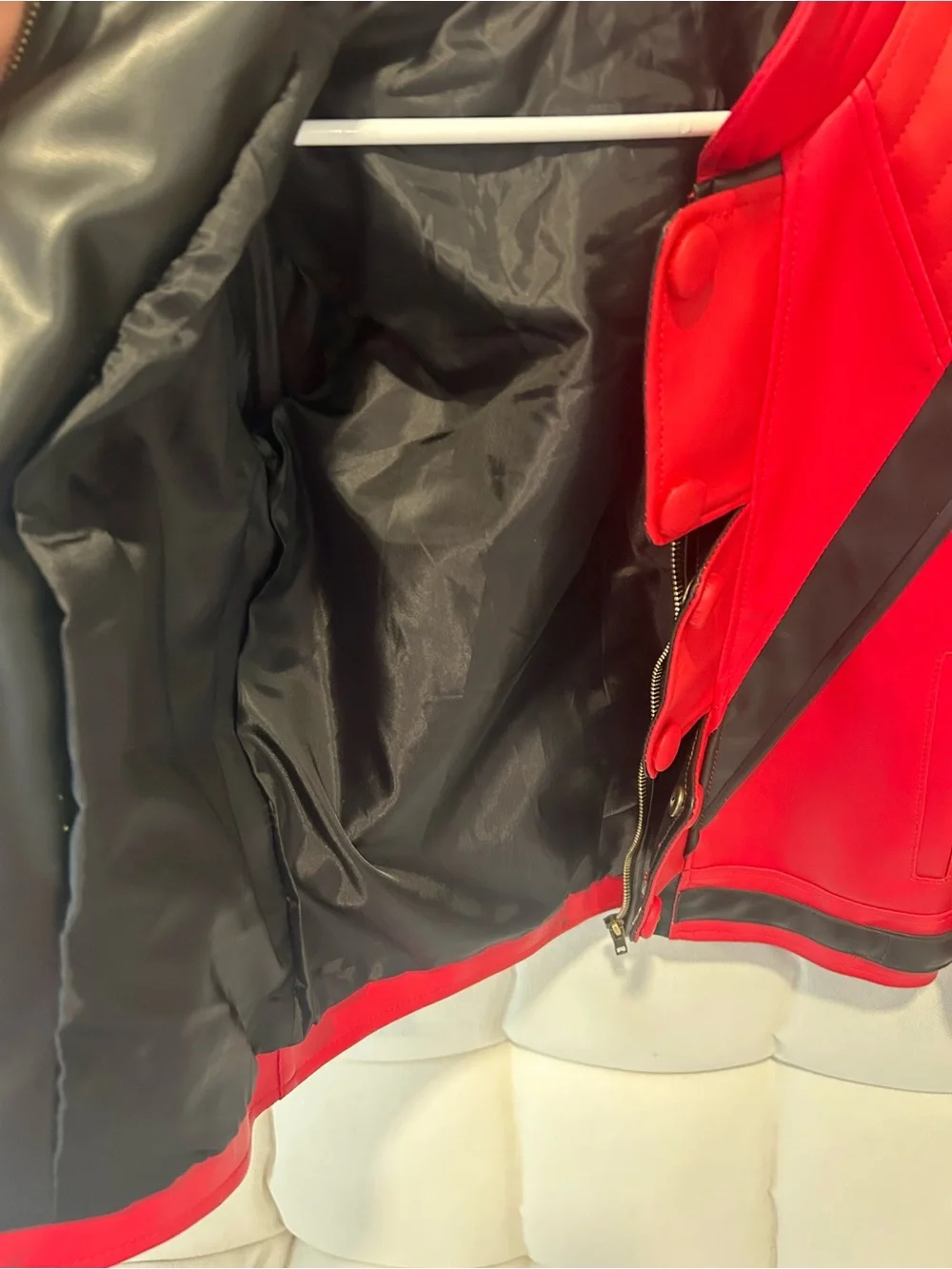 Red and Black thriller kids Jacket Medium